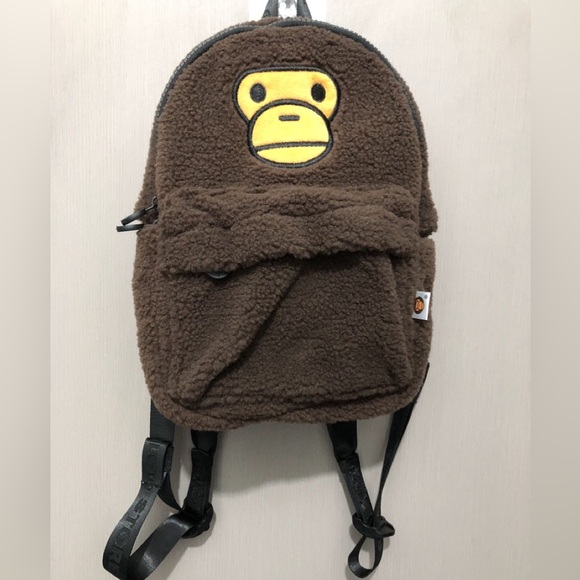 baby milo mini fur backpack Bape Women'S India It comes in a small size Bape Baby Milo Fur mini